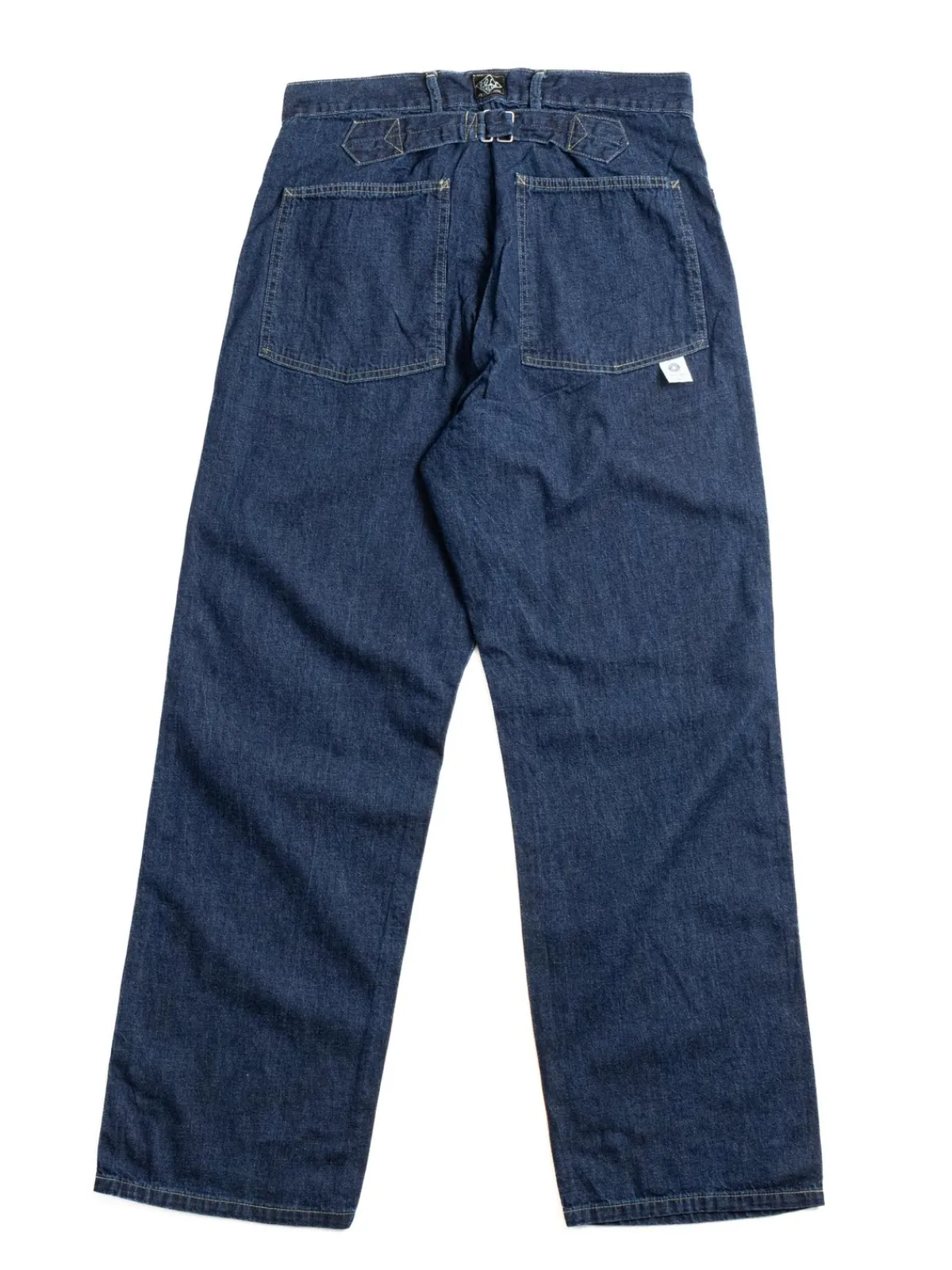 (1301–8DI) ARMY PANTS INDIGO DENIM YELLOW STITCH | Post O’alls Hot
