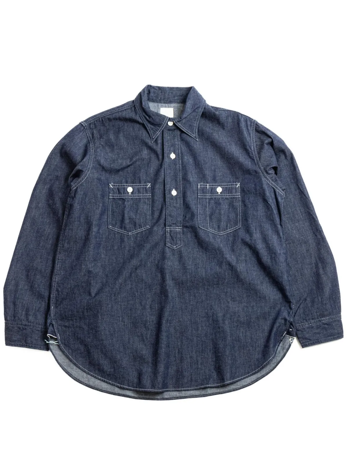 (1202–LDI) No.2 SHIRT LIGHT DENIM | Post O’alls Fashion