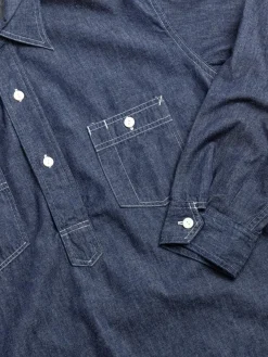 (1202–LDI) No.2 SHIRT LIGHT DENIM | Post O’alls Fashion