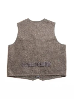 (1502–TWB) FLEECE VEST TRASHED WOOL BASE | Post O’alls New