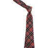 NECK TIE RED TARTAN CHECK PRINT CORDUROY | Engineered Garments Cheap