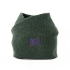 NECK WARMER MERINO WOOL OLIVE | Needles Fashion