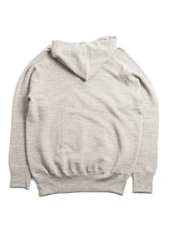 4 NEEDLE RAGLAN HOODIE LIGHT HEATHER | DENIME Shop