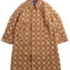 BALCOLLAR COAT W/N ARGYLE JQ BROWN | Needles Clearance
