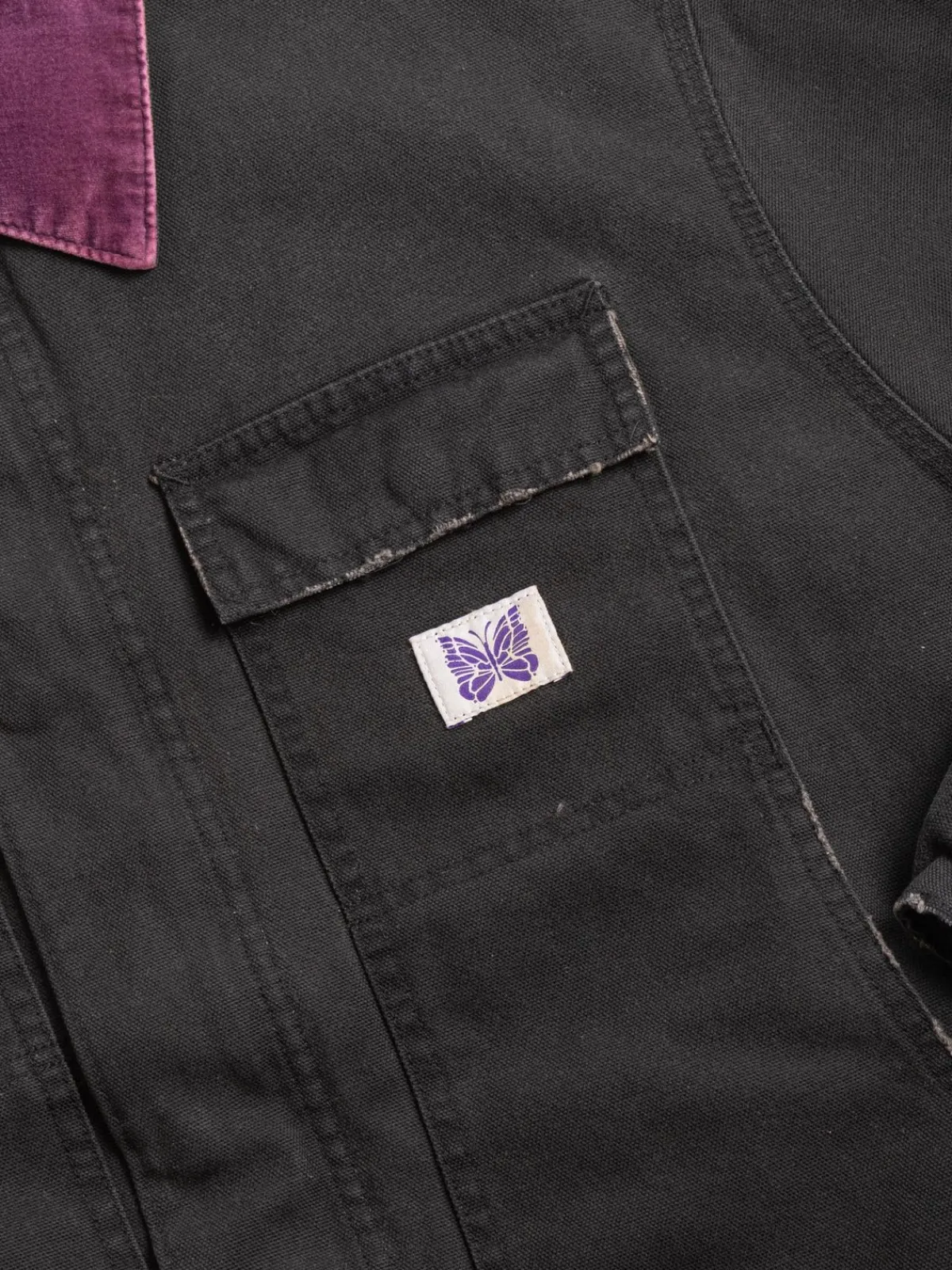 LUMBERJACK COAT 11OZ COTTON BLACK | Needles Clearance