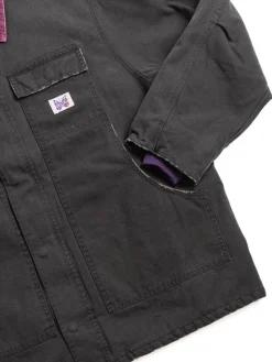 LUMBERJACK COAT 11OZ COTTON BLACK | Needles Clearance