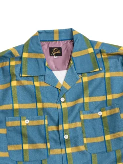 ONE&ndash;UP SHIRT &ndash; R/C FLANNEL CLOTH PRINTED SAX | Needles Store