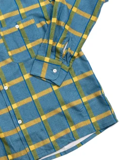 ONE–UP SHIRT – R/C FLANNEL CLOTH PRINTED SAX | Needles Store