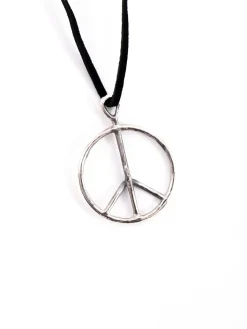 PEACE PENDANT DEER CORD 925 SILVER | Needles Fashion