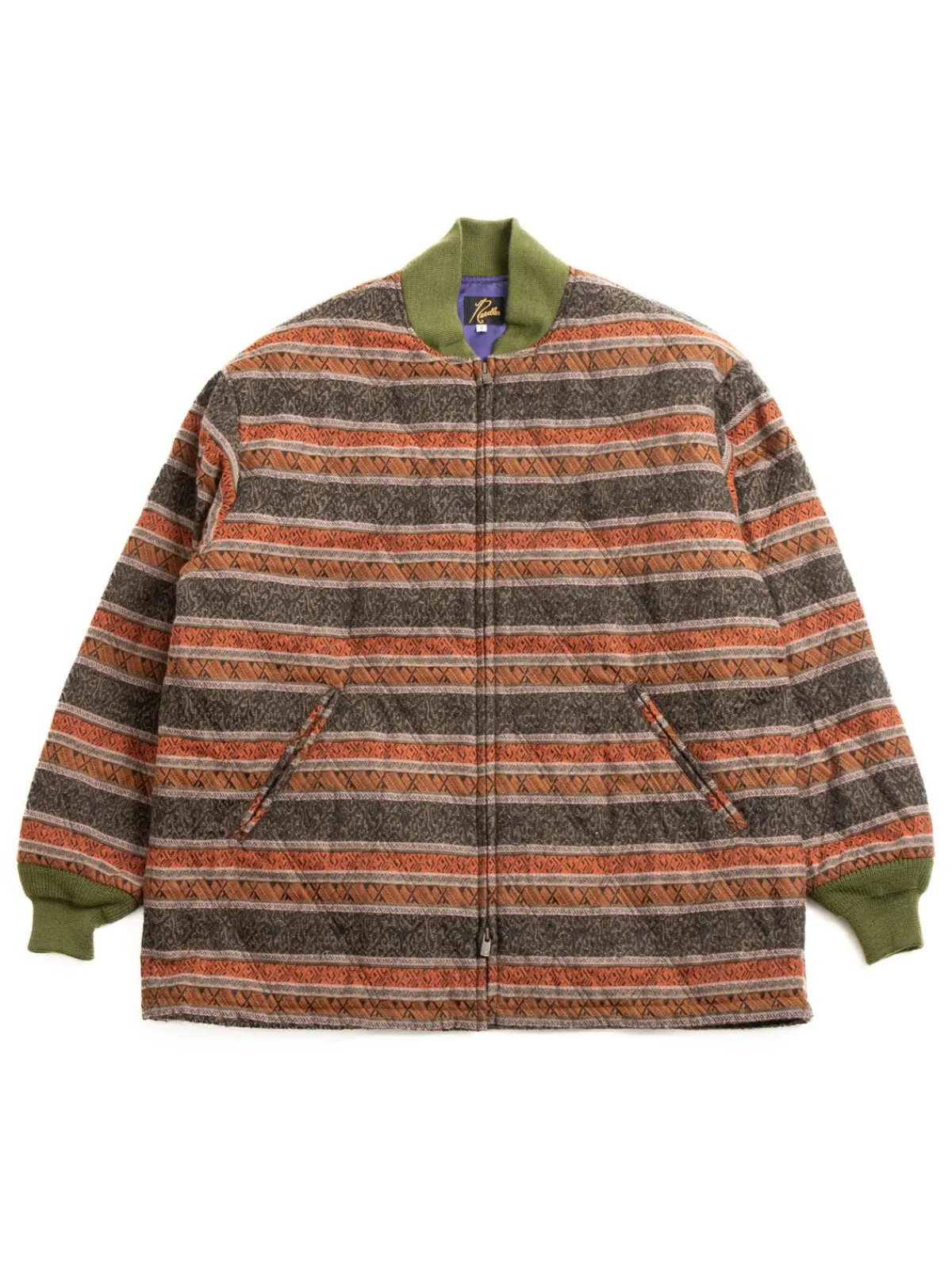 QUILTED SUR COAT OLIVE | Needles Online