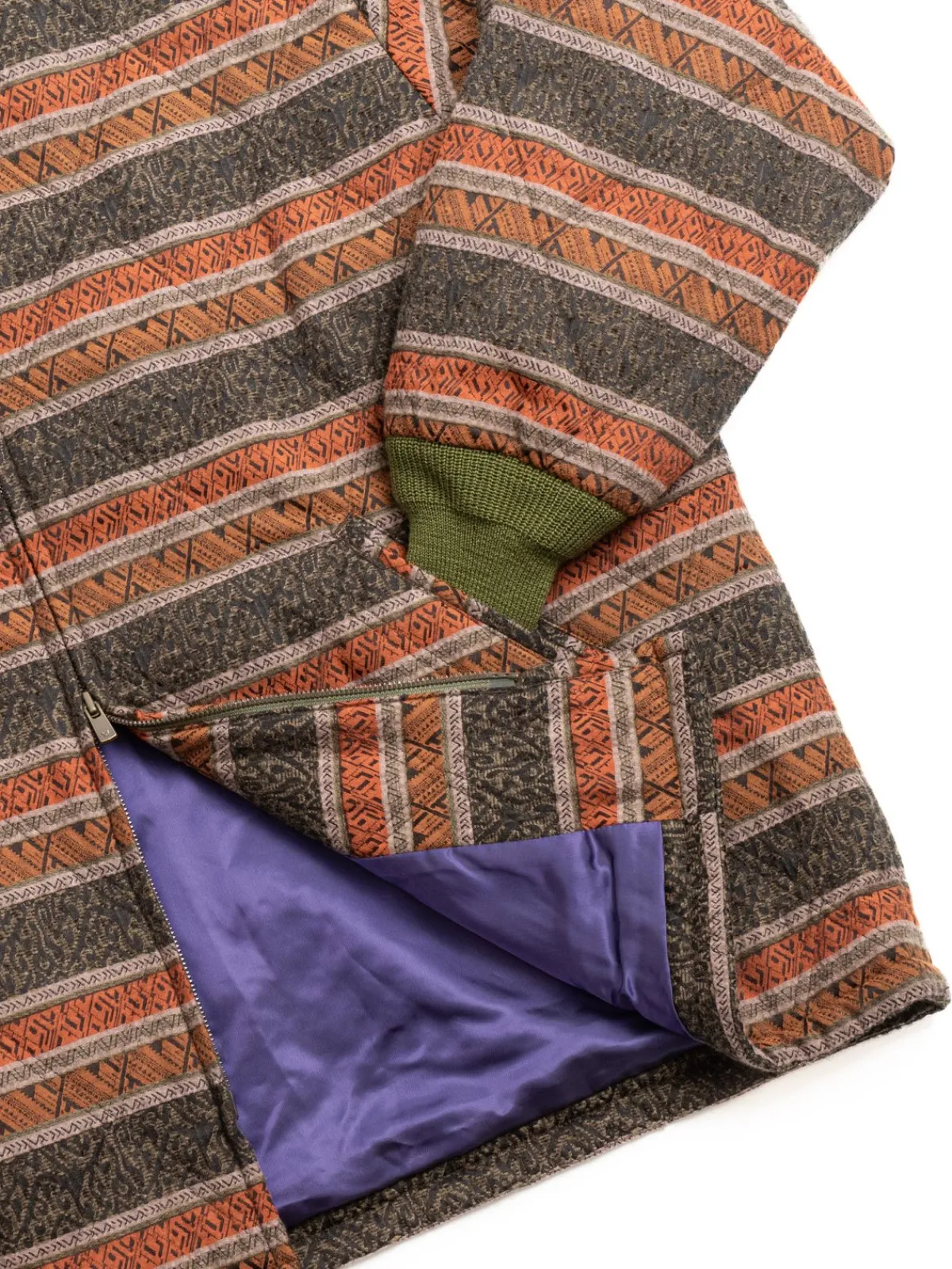 QUILTED SUR COAT OLIVE | Needles Online