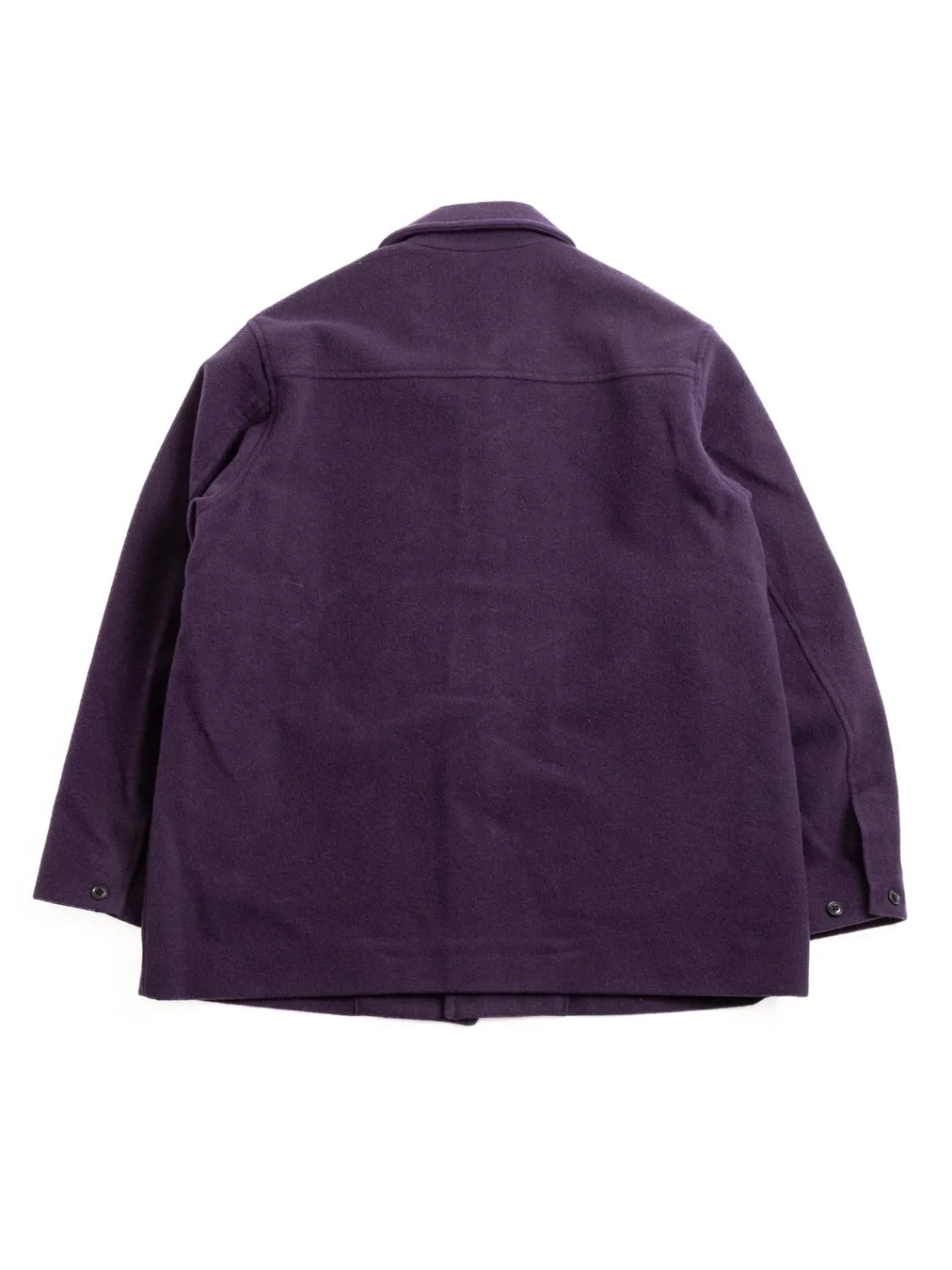 S.N. COVERALL WOOL MOLESKIN EGGPLANT | Needles Discount