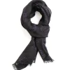 STOLE W/S TWILL PAISLEY BLACK | Needles Sale