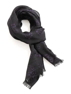 STOLE W/S TWILL PAISLEY BLACK | Needles Sale