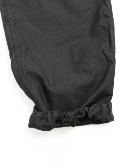 STRING FATIGUE PANT BACK SATEEN BLACK | Needles Clearance