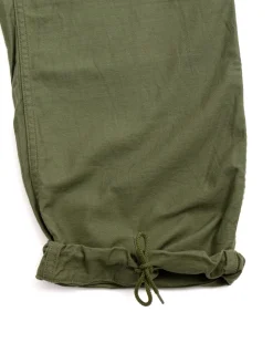 STRING FATIGUE PANT BACK SATEEN OLIVE | Needles Fashion
