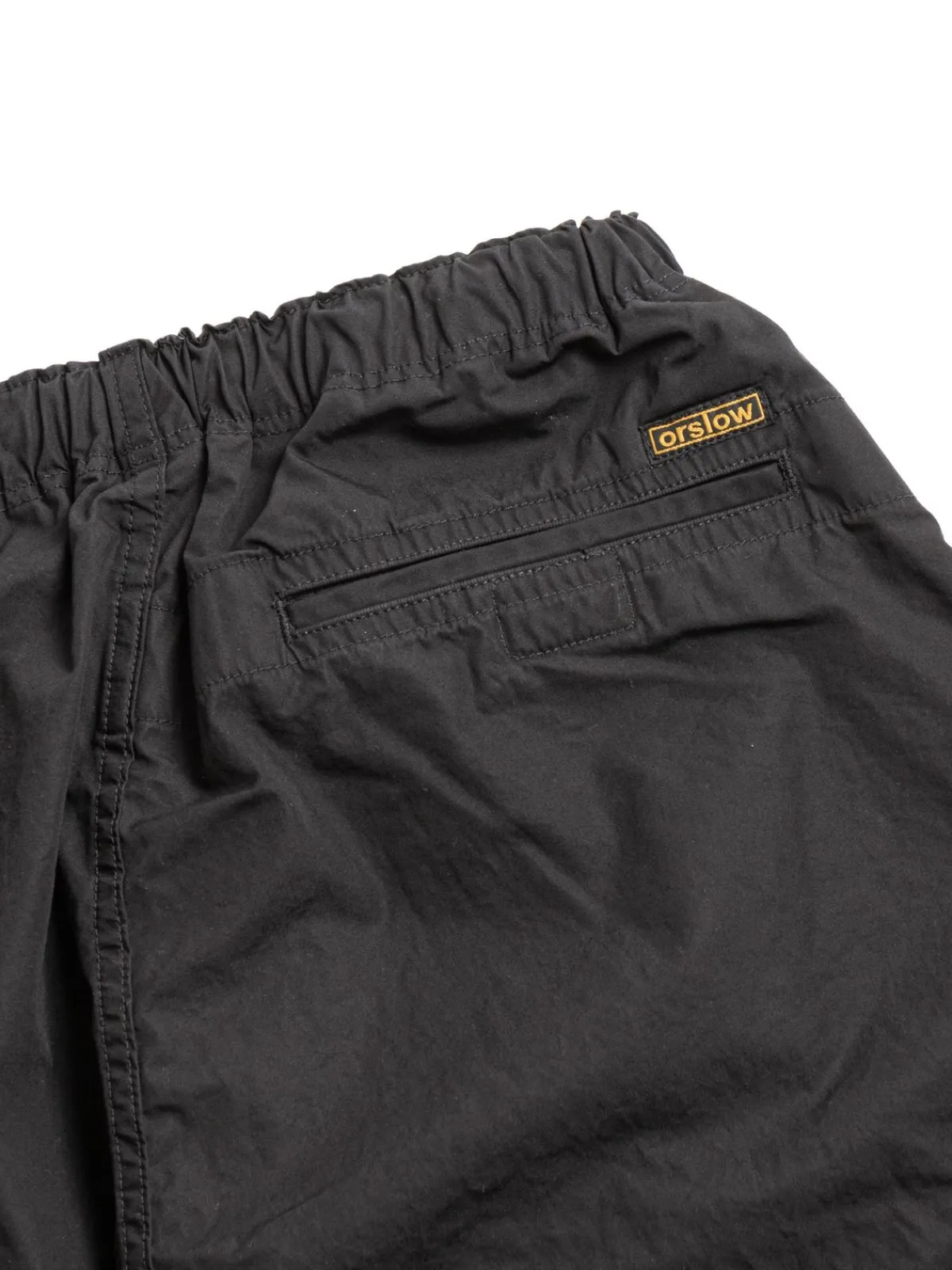 NEW YORKER PANT BLACK COTTON TYPEWRITER CLOTH | orSlow Discount