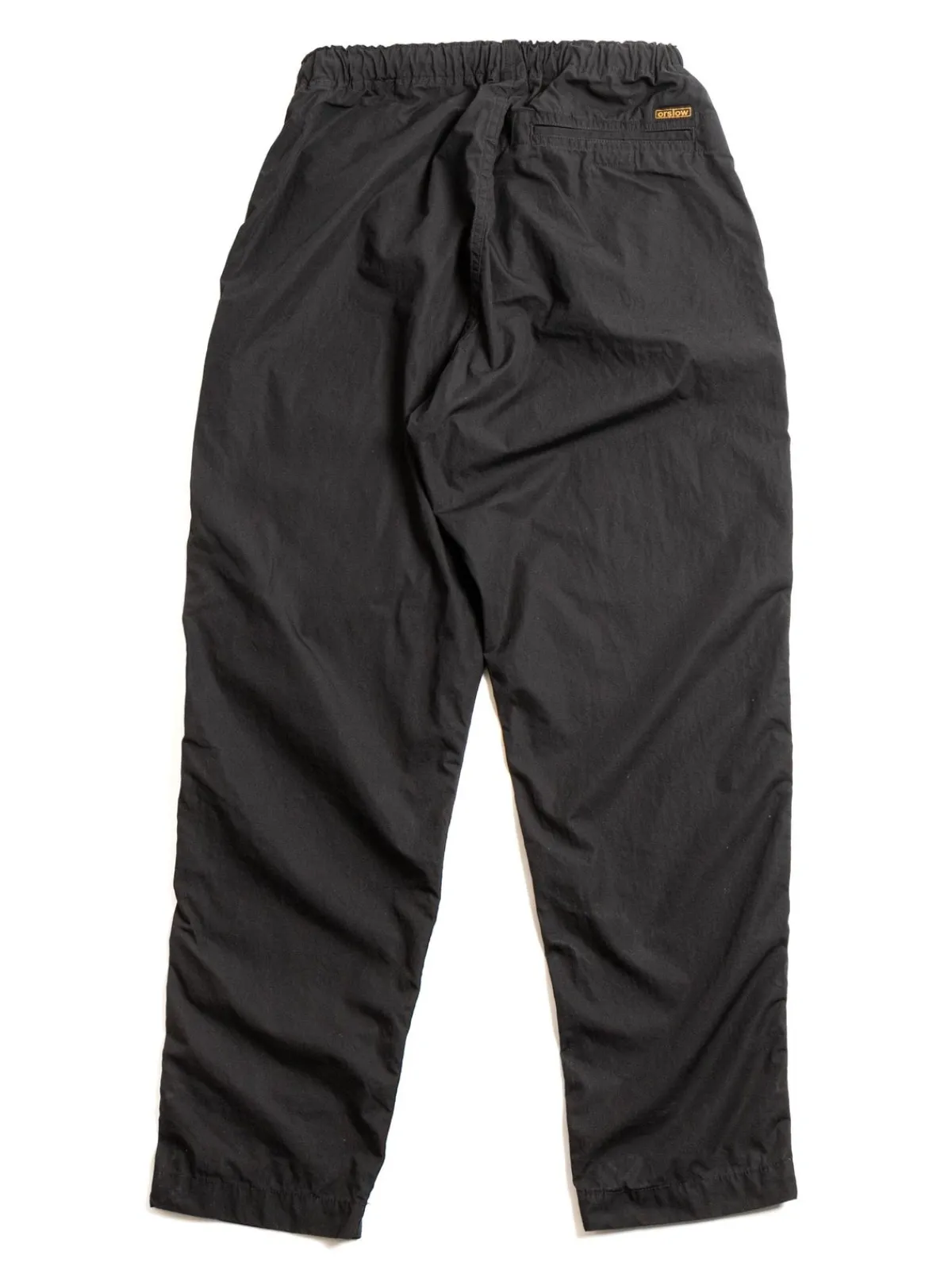 NEW YORKER PANT BLACK COTTON TYPEWRITER CLOTH | orSlow Discount
