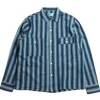 NO.5706A AWA&ndash;AI HAND DYE SIJIRA SHIRT INDIGO | Studio D&rsquo;Artisan Fashion