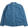 NO.5706B AWA&ndash;AI HAND DYE SIJIRA SHIRT INDIGO | Studio D&rsquo;Artisan Best Sale