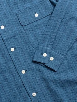 NO.5706B AWA&ndash;AI HAND DYE SIJIRA SHIRT INDIGO | Studio D&rsquo;Artisan Best Sale