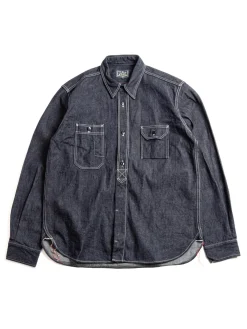 NO.5333B DENIM SHIRT ONE WASH | Studio D’Artisan Flash Sale