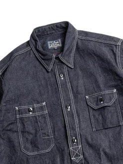 NO.5333B DENIM SHIRT ONE WASH | Studio D&rsquo;Artisan Flash Sale