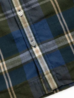 (OM45100.13) WINTER MADRAS WEAVE STRAIGHT HEM BD SHIRT | TBB X OMTC Clearance