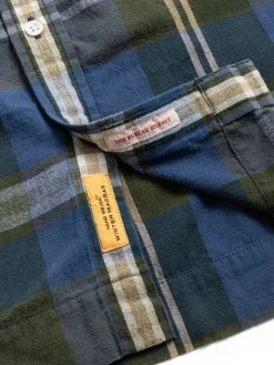 (OM45100.13) WINTER MADRAS WEAVE STRAIGHT HEM BD SHIRT | TBB X OMTC Clearance