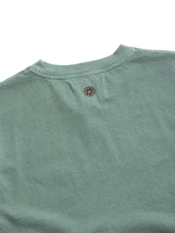 ON THE FARM RAW HEM TEE GREEN | MONOSTEREO Best