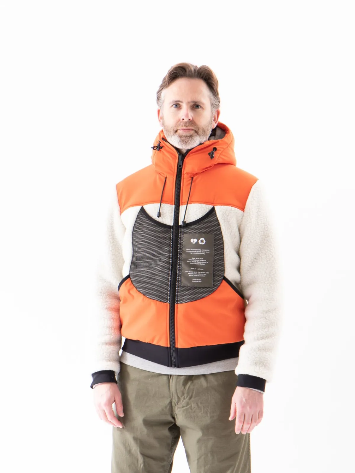 Orange Reversible Hooded Jogger | The Bureau Belfast Sale