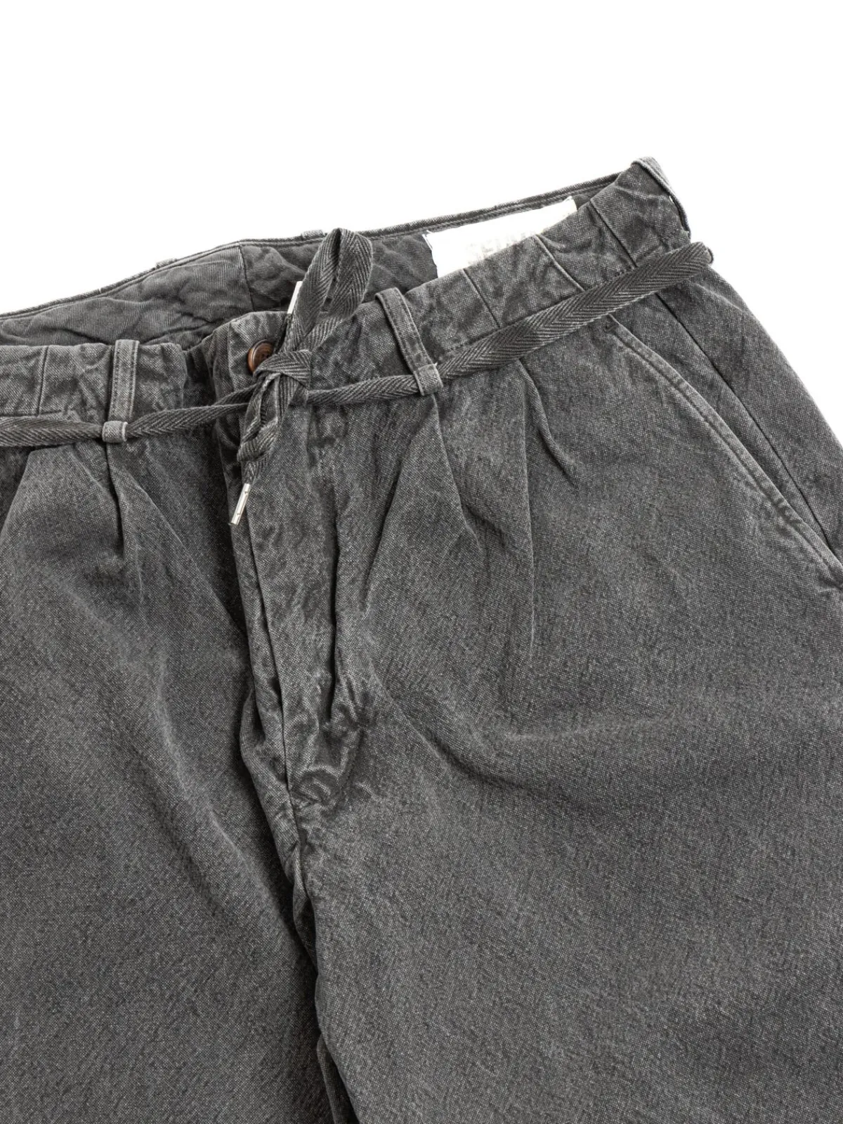 10oz CANVAS TAPERED PANTS H–BLACK | SEUVAS Shop