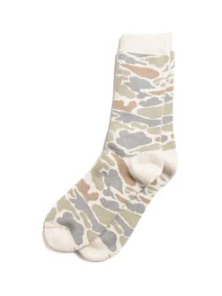 PILE CAMO CREW SOCKS PASTEL | RoToTo Fashion