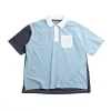 POLO SHIRT COMBO LT. BLUE COTTON PIQUE | Engineered Garments Best Sale