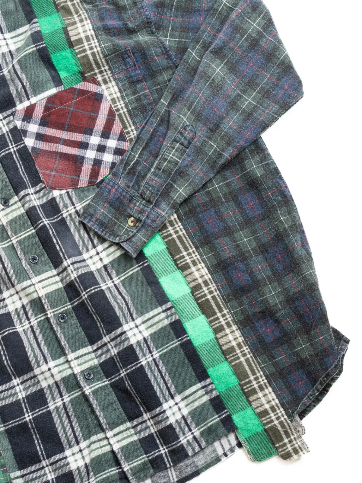 REBUILD BY FLANNEL SHIRT 7 CUTS ASSORTED (C) | Needles Hot