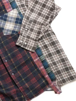 REBUILD BY FLANNEL SHIRT 7 CUTS ASSORTED (A) | Needles Flash Sale