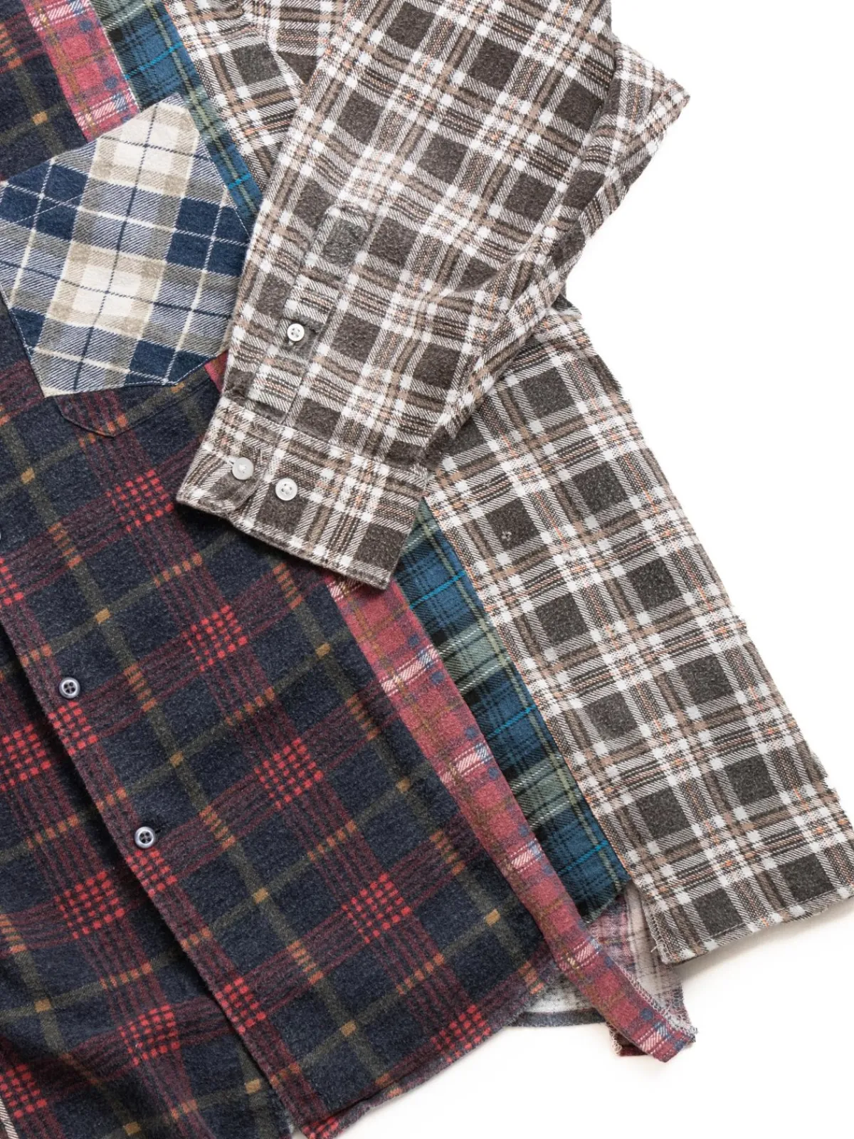 REBUILD BY FLANNEL SHIRT 7 CUTS ASSORTED (A) | Needles Flash Sale
