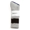 RETRO WINTER OUTDOOR SOCKS GRY/D.BW/L.BL | RoToTo Discount