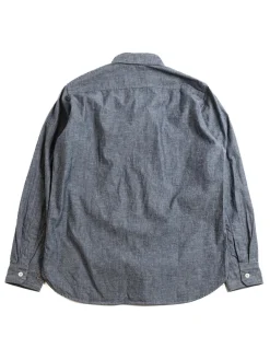 SELVEDGE INDIGO CHAMBRAY WORK SHIRTS INDIGO | SEUVAS Fashion