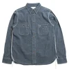 SJCBS23 TWISTED HEATHER SELVEDGE CHAMBRAY NAVY | SAMURAI Cheap