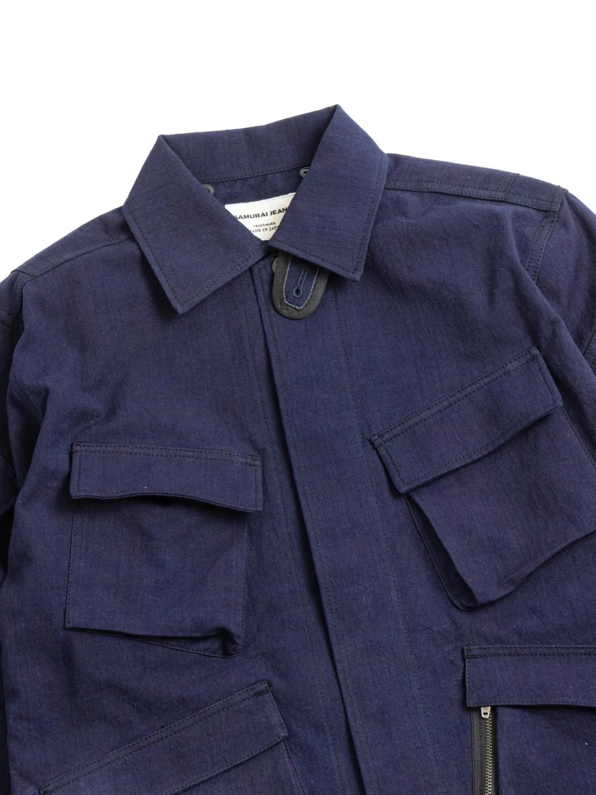 SJMJ23–ARS INDIGO COTTON RIPSTOP JACKET | SAMURAI Clearance