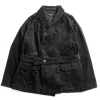 SMOKING JACKET BLACK COTTON 8W CORDUROY | Engineered Garments Flash Sale
