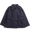 SMOKING JACKET DARK NAVY UNIFORM SERGE | Engineered Garments Fashion