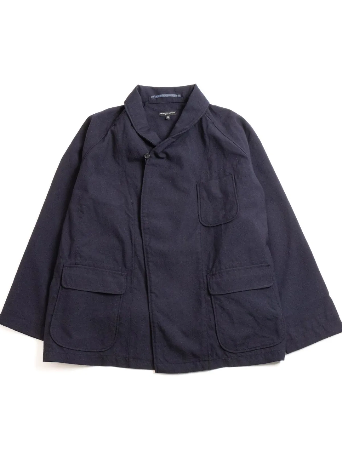 SMOKING JACKET DARK NAVY UNIFORM SERGE | Engineered Garments Fashion