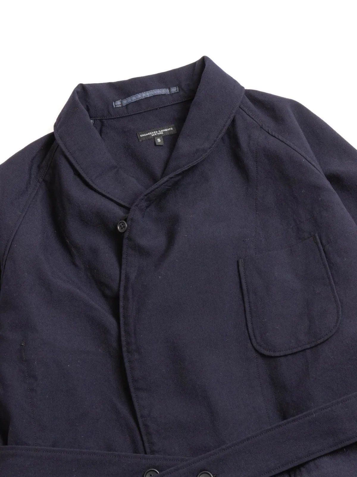 SMOKING JACKET DARK NAVY UNIFORM SERGE | Engineered Garments Fashion