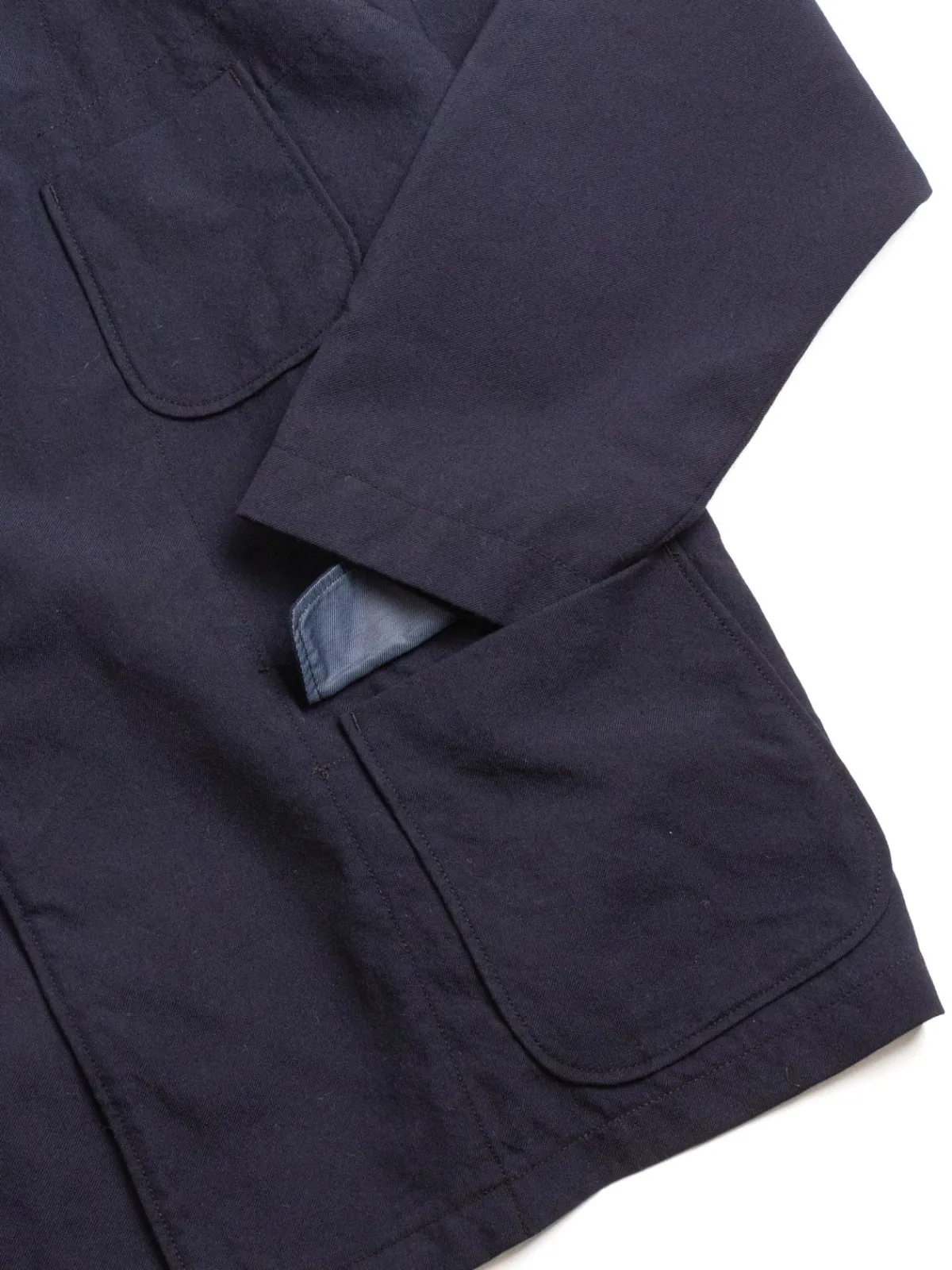 SMOKING JACKET DARK NAVY UNIFORM SERGE | Engineered Garments Fashion