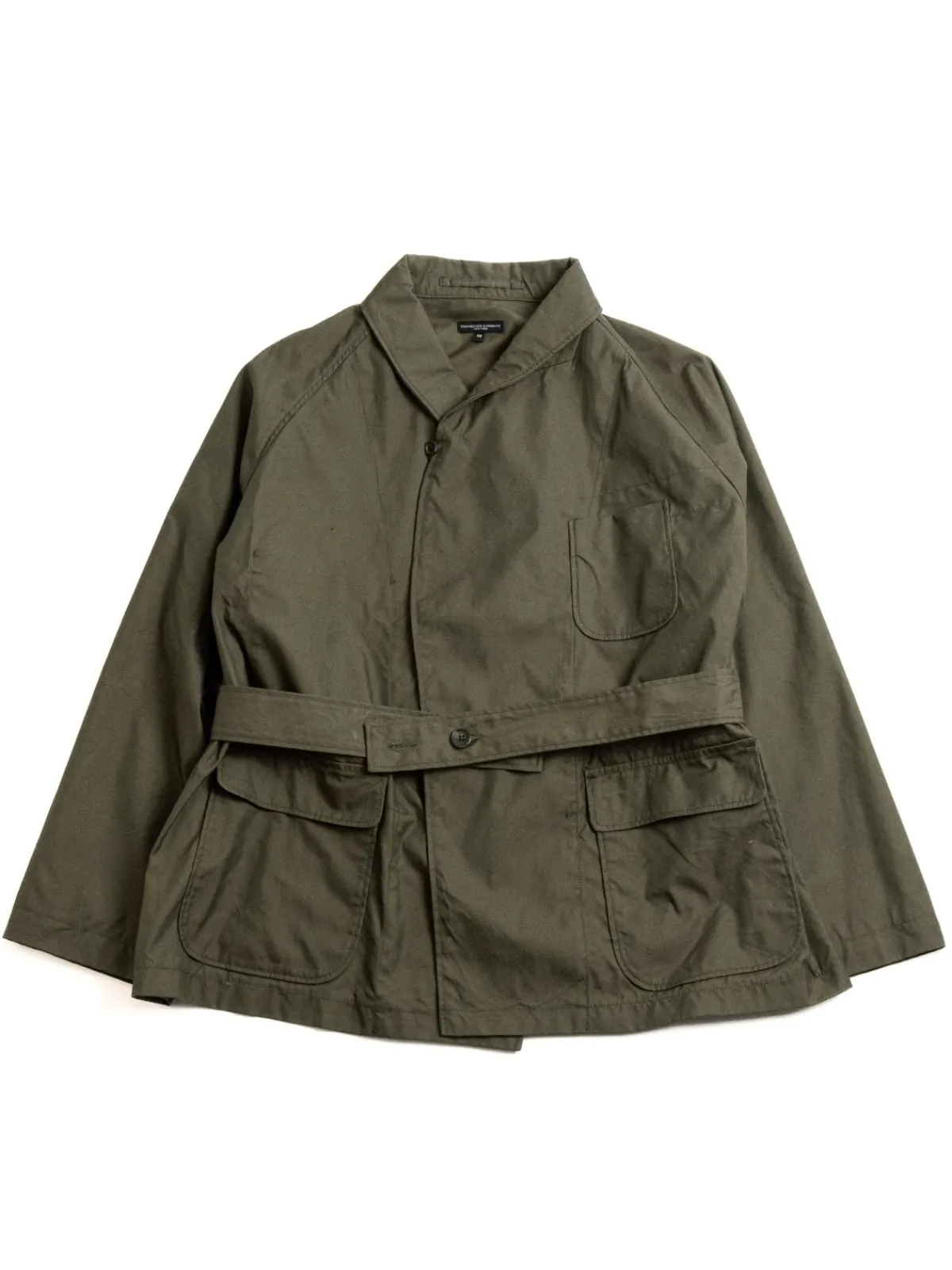 SMOKING JACKET OLIVE CP WEATHER POPLIN | Engineered Garments New