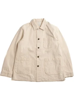 STRIPE CANVAS COVERALL NATURAL | SEUVAS Cheap