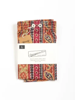 STRIPE PAISLEY BOXER ORANGE | Anonymous Ism Cheap