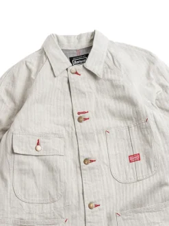 SWCCA&ndash;HB 13OZ HBT CHORE JACKET OATMEAL | SAMURAI Cheap
